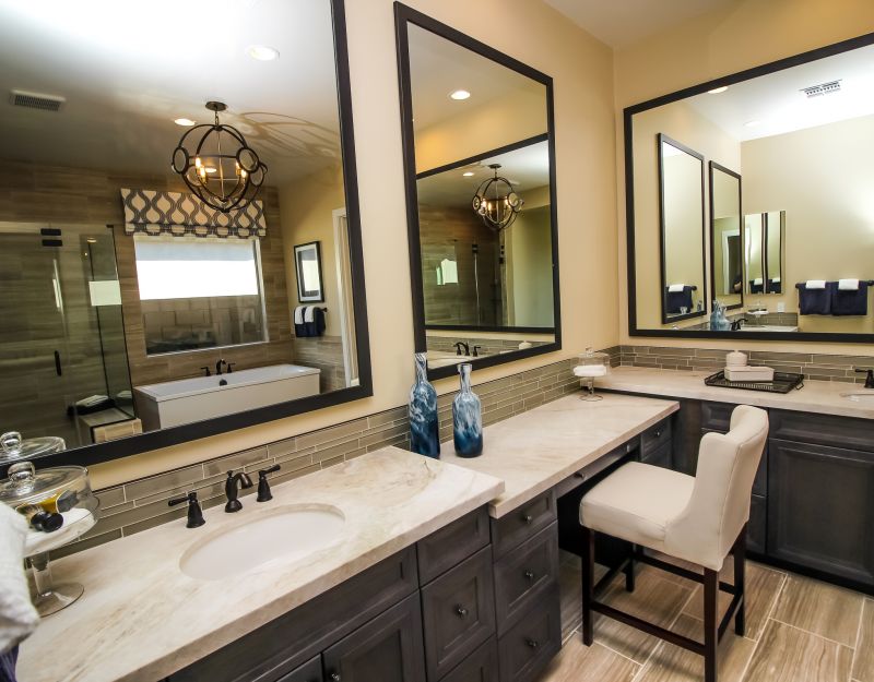 Elegant Vanity and Lighting