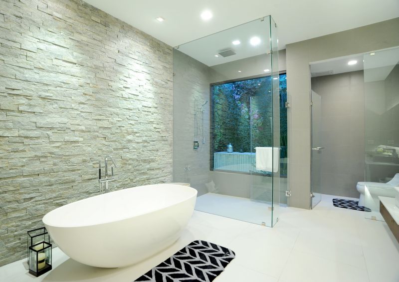 Freestanding Tub in Contemporary Space